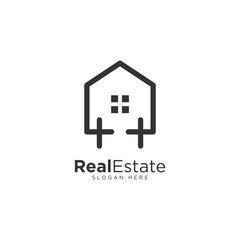 Real Estate Logo template vector illustration