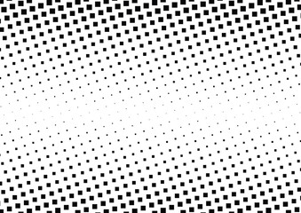 Abstract halftone dotted background. Monochrome pattern with square.  Vector modern pop art texture for posters, sites, cover, business cards, postcards, grunge art, labels layout, stickers.