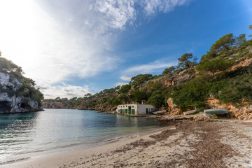 Fototapeta na wymiar Strand von Cala Pi, Mallorca, Spanien