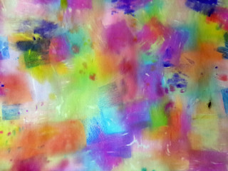 Colorful bright watercolor abstract background. Colored spots on paper.