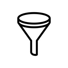 Funnel Filter icon vector trendy design