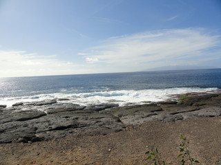 wild beach of Tenerife,Canary Islands, Spain