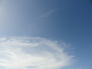 blue sky with clouds