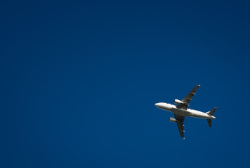 airplane in the sky
