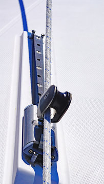 Detalles de un catamar&aacute;n en el aribe, Cayo Santa Mar&iacute;a, Rep&uacute;blica de Cuba