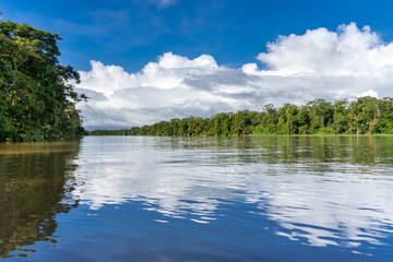 Fototapeta premium Costa Rica. Tortuguero National Park (Spanish: Parque Nacional Tortuguero). The Laguna Penitencia.