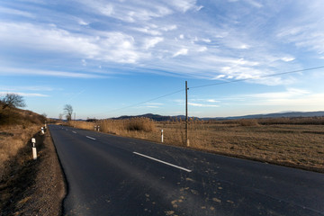 View of the Matra mountains of Hungary