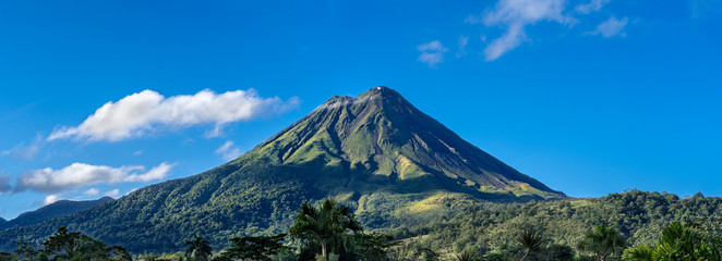 Costa Rica. The Arenal Volcano (Spanish: Volcan Arenal) in north-western Costa Rica in the province...
