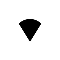 Pizza icon. Fastfood symbol. Logo design element