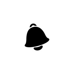 Notification icon. Bell symbol. Logo design element