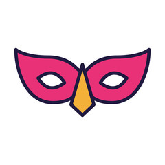 Isolated party mask vector design