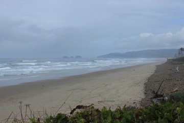 View of the pacific ocean. USA.
