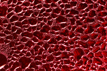 Red water abstract background, texture