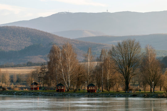 Reservoir lake of Maconka near Batonyterenye