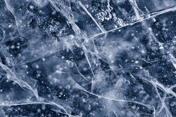 ice texture close up in the macro detail