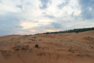 red sand desert of Vietnam