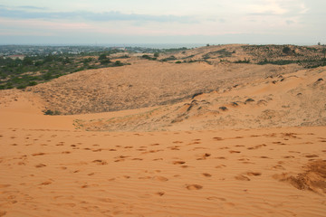 red sand desert of Vietnam