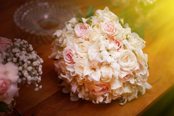 colorful flower bouquet for Bride
