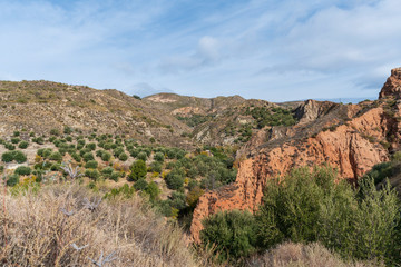 Place of Montenegro in the Alpujarra Spain