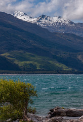 Lake Hawea. South Island New Zealand. Mountains. 