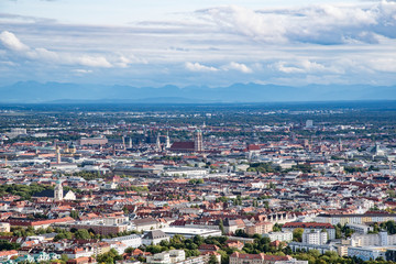 Fototapeta na wymiar München von oben