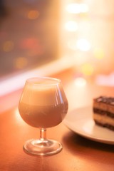 glass of coffee cocktail
