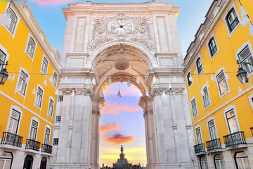 The Rua Augusta Arch Lisbon, Portugal