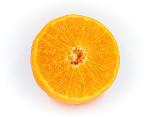 orange isolated on white background