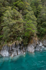 Blue Pools. River. South Island New Zealand.. Haast Pass Makarora