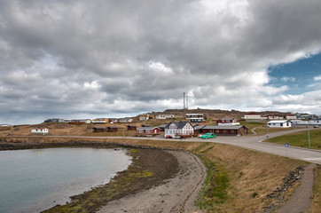 Fototapeta na wymiar Port of the city of Djúpivogur - Iceland