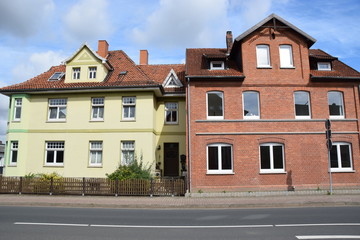 Fototapeta na wymiar Altstadthäuser in Stadthagen