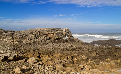 coast of Cantabria, storm