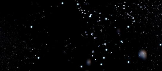 Abstract galaxy background. Free space for text.