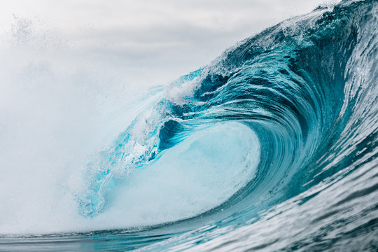 Crystal tubes during a surf session in the Canary Islands