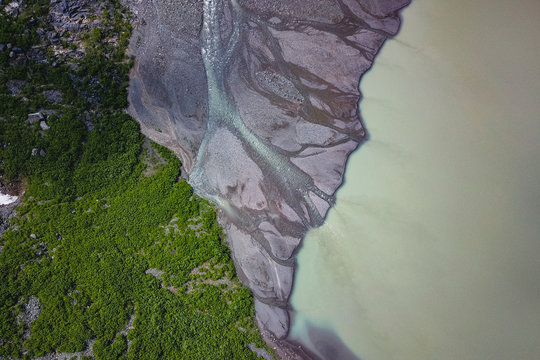 River Veins from Bear Glacier
