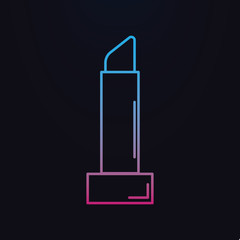 Lipstick nolan icon. Simple thin line, outline vector of shopping icons for ui and ux, website or mobile application