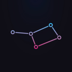 Constellation nolan icon. Simple thin line, outline vector of space icons for ui and ux, website or mobile application
