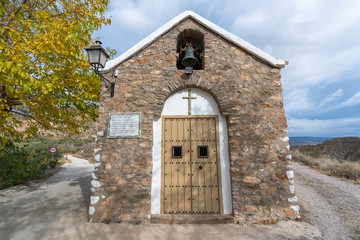 Fototapeta premium hermitage of Montenegro in the Alpujarra