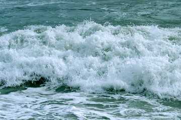 Sea water during storm