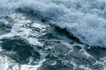 Obraz premium Sea water during storm