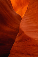 Texture de la roche et du sable à Antelope Canyon - Grand Ouest Américain