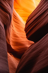 Détails entre ombres et lumières à Antelope Canyon - Grand Ouest Américain