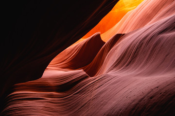 Courbes et textures, Ombres et lumi&egrave;res &agrave; Antelope Canyon - Grand Ouest Am&eacute;ricain