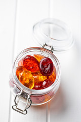 Sweet colorful candies.