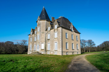 Fototapeta na wymiar château de Beaupuy vendée france