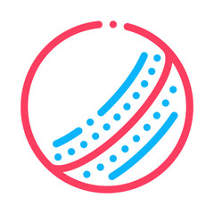 Ball Icon Vector. Outline Ball Sign. Isolated Contour Symbol Illustration