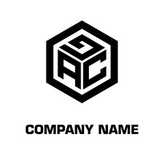 logo initial letter font alphabet for a company and industrial