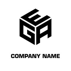 logo initial letter font alphabet for a company and industrial