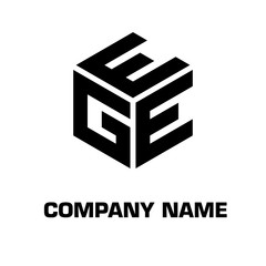 logo initial letter font alphabet for a company and industrial