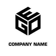 logo initial letter font alphabet for a company and industrial